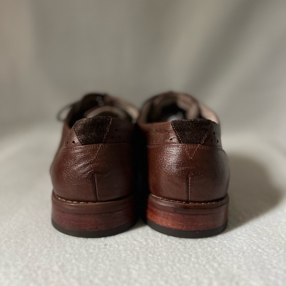Florsheim Size 11.5 Men’s Brown Leather Lace Up Shoes - Picture 11 of 16